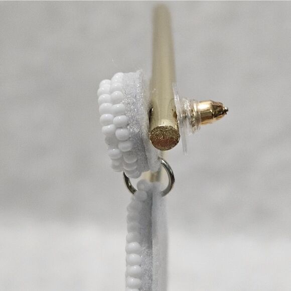 🌻Set of 3-Sunflower hand beaded earrings. NEW - Picture 8 of 9